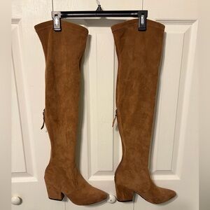 Amazon Brown Over-the-Knee Boots